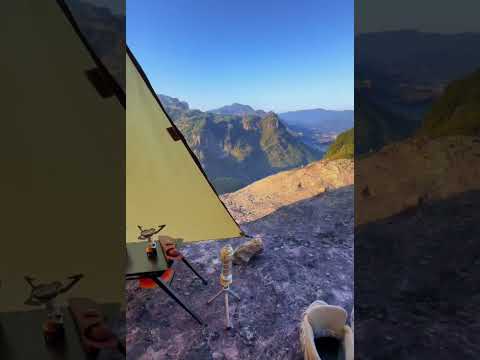 Mountain Camping #mountaincamping #camping #campinglife #solocamping #mountains#nature#forestcamping