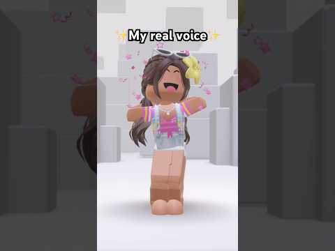 This trend with my voice! 😱😜💞 (IM SICK RN) #roblox #robloxshorts