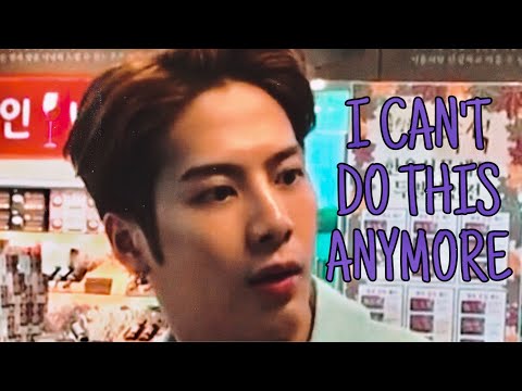 got7's jackson wang being scared for 5 minutes