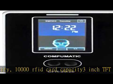 COMPUMATIC CFR-20/20 v2 TOUCHLESS Biometric Face Recognition Time Clock System, WiFi, CompuTime101