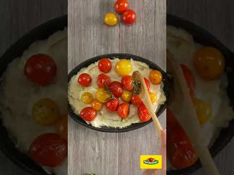 Mashed Potatoes with Roasted Tomatoes #shorts