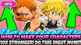 *HOW TO MAKE YOUR CHARACTERS 10X STRONGER!* DO THIS RIGHT NOW! BEST POTENTIAL SYSTEM STATS (7DS Idle