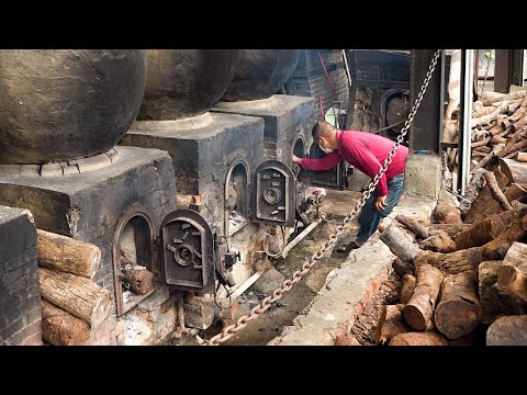 香嫩多汁一口超銷魂！甕仔雞製作過程 / Urn Chicken , Barrel Chicken making skills - 台灣街頭美食