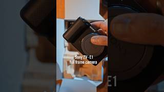 Unboxing Sony ZV-E1 #sonyzve1