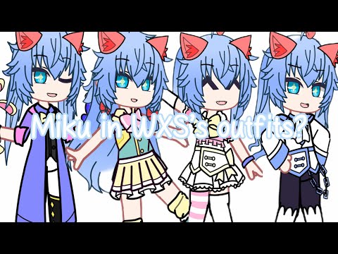 [ Miku in WXS’s show outfits?? ] ( Gacha Pjsk )