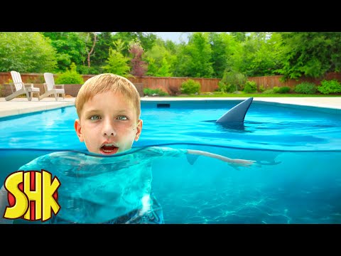 Pool Monster Swimming Investigation: What's Lurking Beneath? 🏊‍♂️👀 SHK Challenge