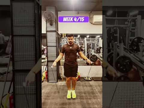 Week 4 of 15 transformation | Post workout cardio | #gym #gymmotivation #viralvideo