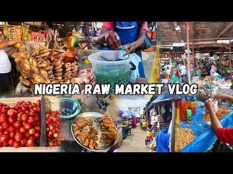 CURRENT COST OF FOOD ITEMS IN NIGERIA 🇳🇬 ARE TERRIFYING/RAW & UNEDITED MARKET VLOG