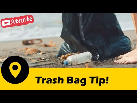 Replace trash bag easy! #trash #diy #tips