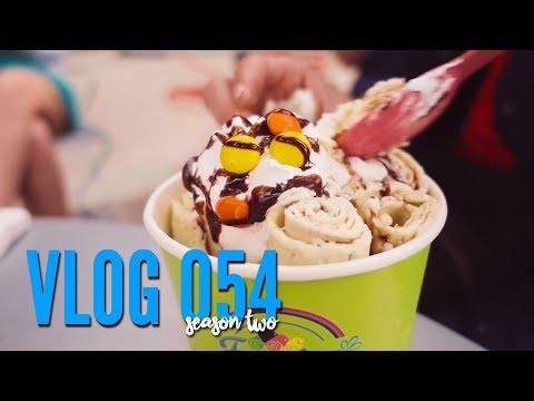 We had rolled ice cream for the first time! // Vlog.054 // Sony RX100v