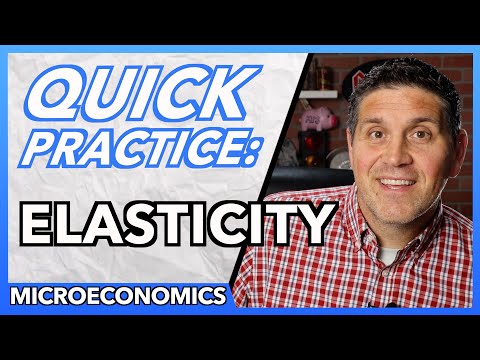 Quick Practice- Elasticity