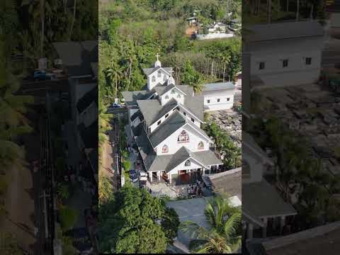 Aerial Cinematic of St. George Orthodox Church, Kalanjoor Kerala | @DJI Mini 4 Pro