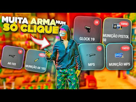 FICANDO RICO NA FAVELA dos ADM VENDENDO ARMAS COM MUNIÇAO GTA RP