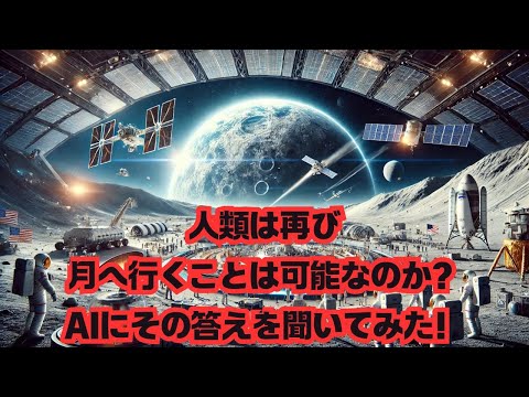 【宇宙雑学】人類は再び月へ行くことは可能なのか？AIにその答えを聞いてみた！ #宇宙開発 #月面基地 #未来技術