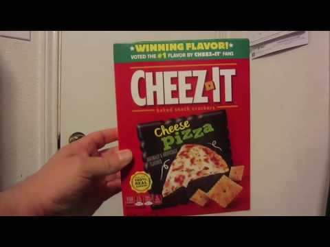 Cheez-Its Pizza crackers Review