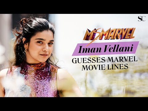 Ms. Marvel Star Iman Vellani Guesses Famous Marvel Movie Lines | Thor, Dr. Strange & Wandavision