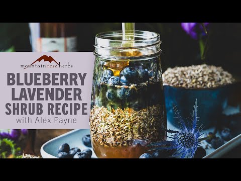 Blueberry Lavender Herbal Shrub with Alex Payne