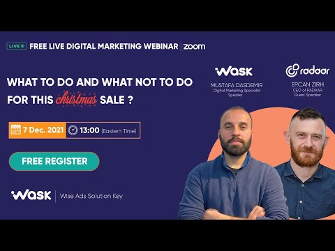 Wask - 7 Dec. 2021 - Marketing Webinar