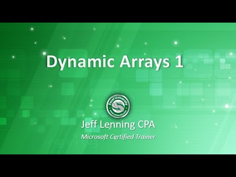 Dynamic Arrays 1