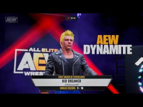 AEW DYNAMITE KID DREAMER SEND A DOMINANT MESSAGE TO WARDLOW!!!!!!!!!