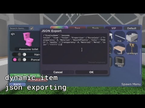 Roblox 3008 - Dynamic Item JSON