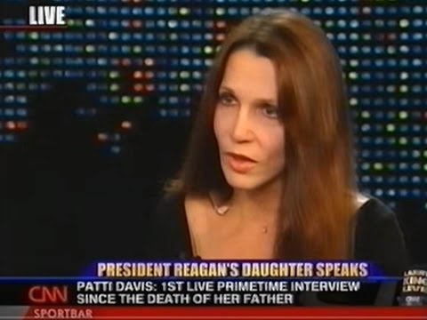 Patti Davis on Larry King after death of President Ronald Reagan - june 2004