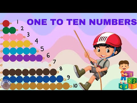 Learn 1 to 10 Numbers in English | ONE to TEN | Numbers for Kids | Kinder Roots