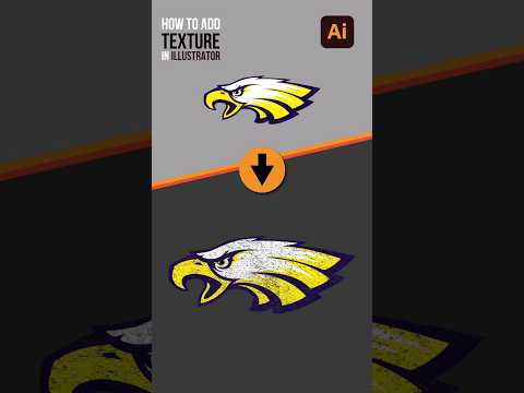 How to add Texture in Adobe Illustrator #graphicdesign #illustrator #shorts