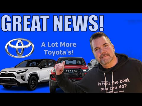 CAR UPDATE: TOYOTA Inventory is UP! Buying a car right now?