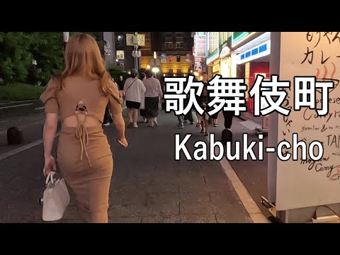 【4K】日本一の繁華街、歌舞伎町を散歩 Walking in KABUKI-CHO of Tokyo, busiest shopping district