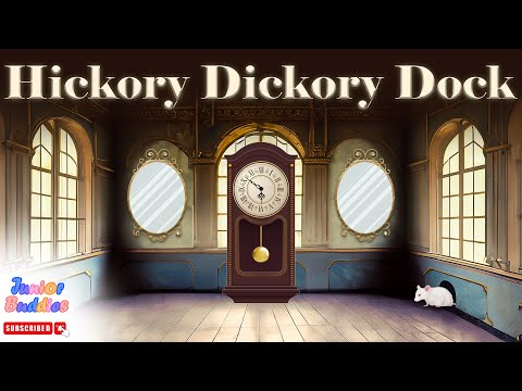 Hickory Dickory Dock | Nursery Rhymes with Lyrics & Animated Cartoon | Best Nursery Rhymes for Kids