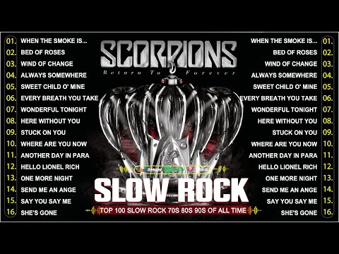 Slow Rock Songs 70s 80s Full Album 🎶 Scorpions, GnR, Bon Jovi, Metallica, John Denver, Dido