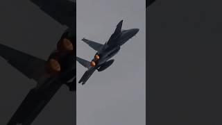 アフターバーナー全開！これぞ航空自衛隊主力戦闘機F-15の迫力！Burners ON!