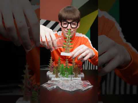 Growing crystal trees