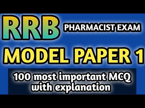 model paperforrrbpharmacistexam#rrbpharmacistexam2024#hsscpharmacistexam2024#dsssb#jssc#cghs#esic