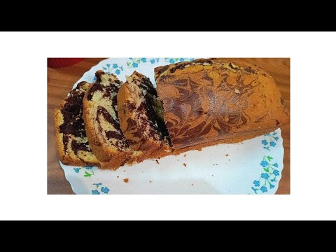 marble cake||how to make easy stone cake in hindi ||chocolate cake ||zebra cake tasty and 😋