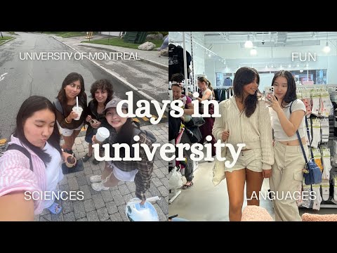 fun university days: summercamp, dormlife, kayak, studying, mukbangs