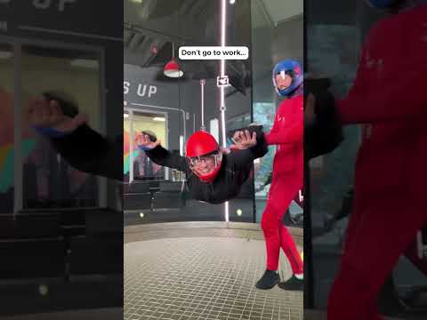 How to avoid stress at work. #keepflying #indoorskydiving #learningtofly