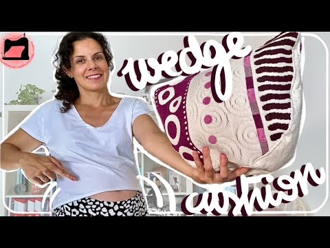 Wedge cushion for pregnancy.