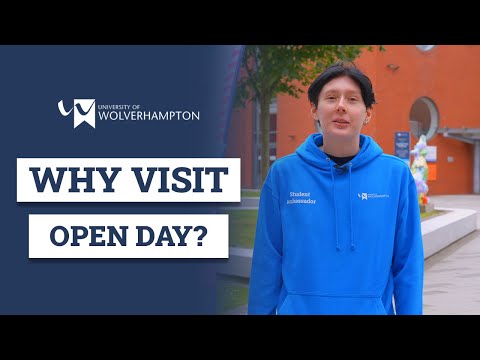 Meet Ethan at The University Of Wolverhampton Open Day