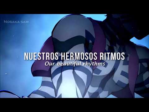 fuego en llamas AMV (Lyrics) (Sub inglés y español)