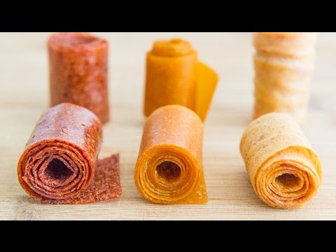 3 NEW HOMEMADE FRUIT ROLLUPS FLAVORS