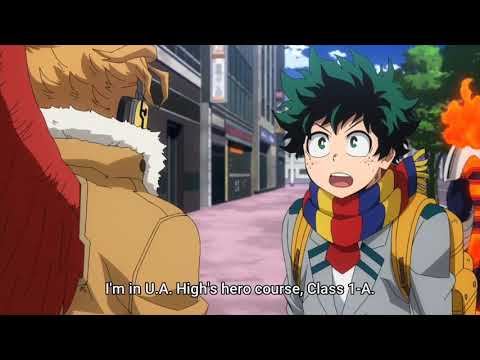 Izuku Midoriya Meets Hawks For The First Time