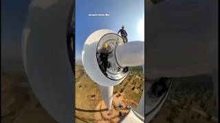 क्या आप जानते हैं, पवन चक्कियां इतनी धीरे क्यों घूमती हैं? #windturbine #windmill