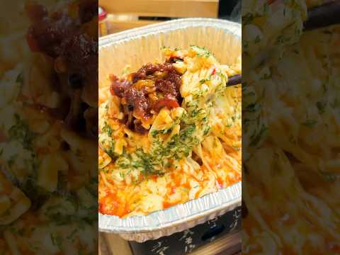 Korean Spicy Cheese Fried Noodles