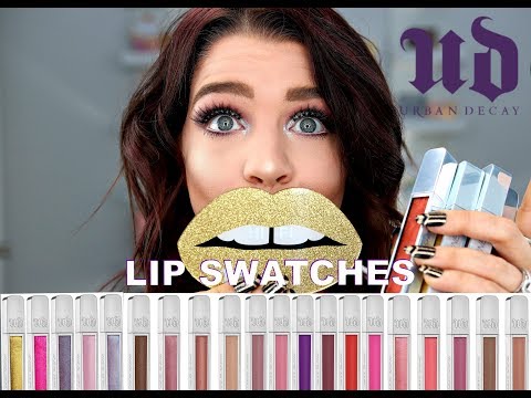 URBAN DECAY NEW HI FI SHINE ULTRA CUSHION LIPGLOSS REVIEW | LIP SWATCHES ALL 20 SHADES