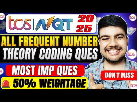 Crack TCS NQT 2025: Must-Solve Number Problems | MOST IMPORTANT 🔥