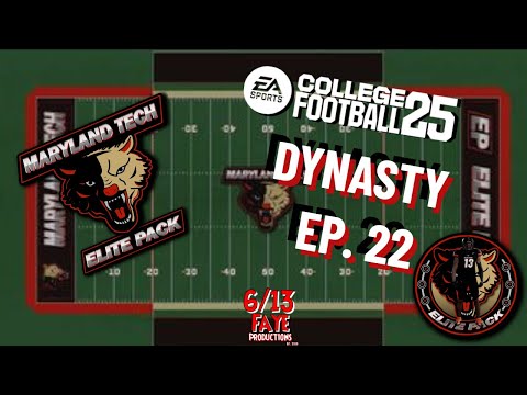 I Created a College Football Program | Ep 22 - Maryland Tech EA College Football 25 Teambuilder