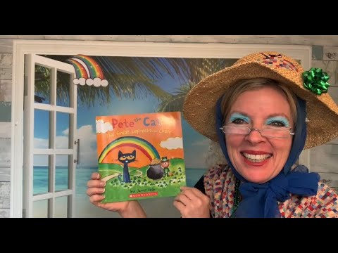 Pete the Cat: The Great Leprechaun Chase 🐈‍⬛ St. Patrick's Day Read Aloud with Mother Goose☘️🪿