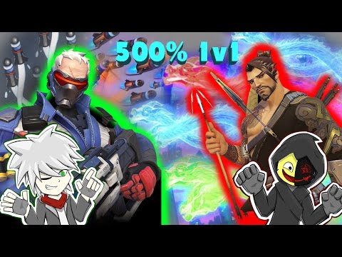 500% 1v1 MADNESS! [Overwatch Custom Games]